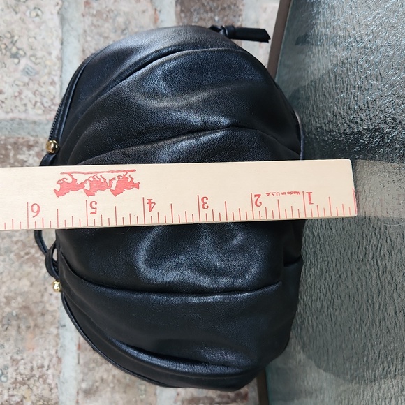 Fun Black Faux-Leather "Ball" Purse - Picture 8 of 9